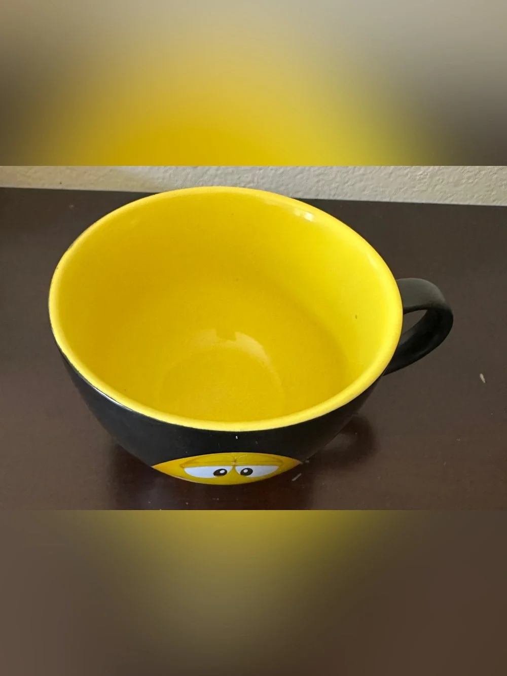M&M'S Yellow Character Black Mug